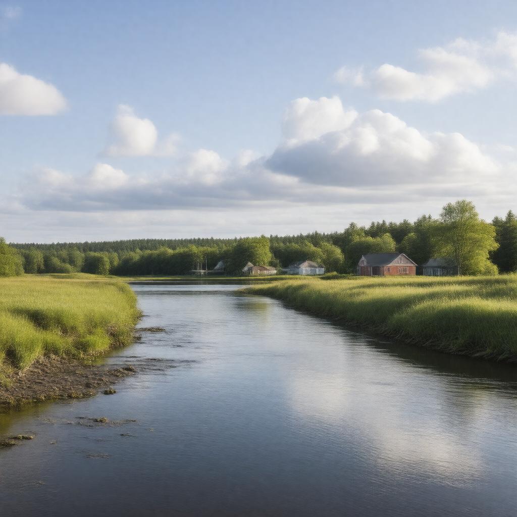 AI-created image of Bass River, Nova Scotia