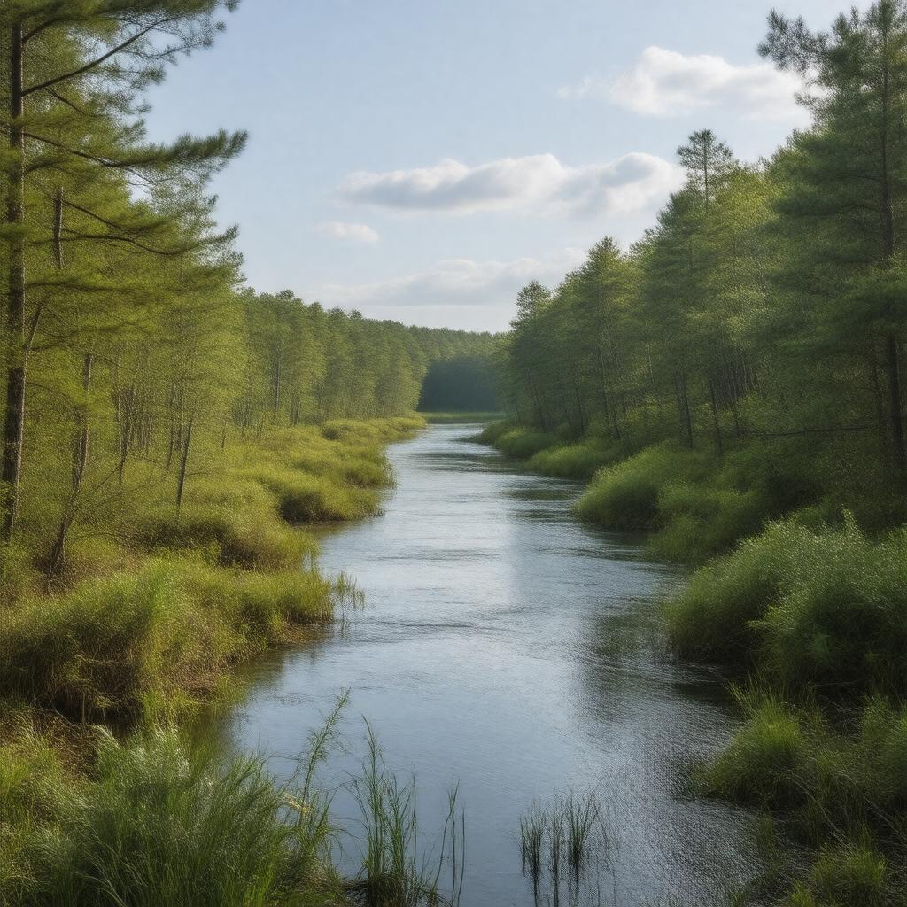 AI-created image of Bass River Township, New Jersey, United States