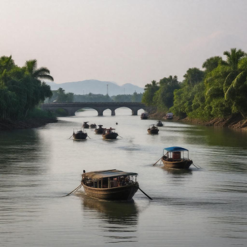 AI-created image of Bassac River