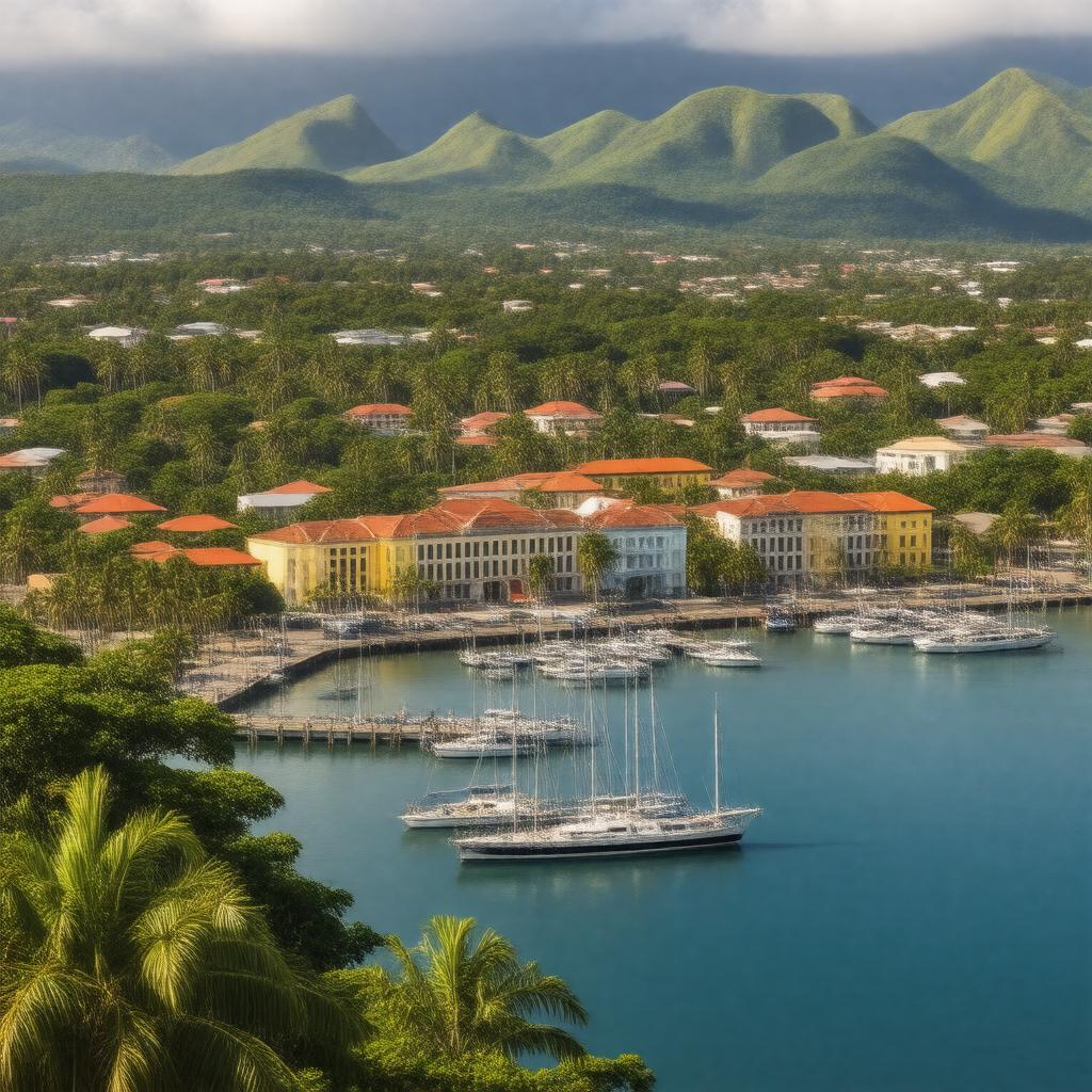 AI-created image of Basseterre
