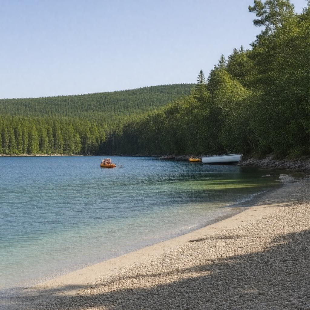 Click to view larger image AI-created image of Batchawana Bay