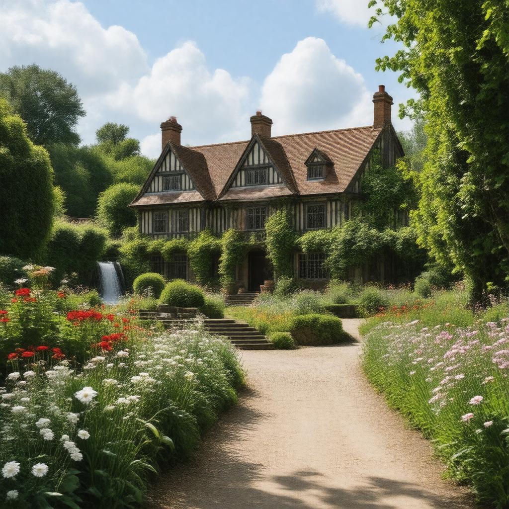 AI-created image of Bateman's, East Sussex