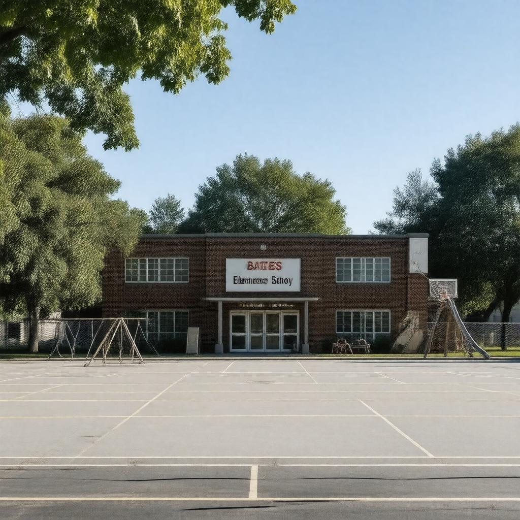 AI-created image of Bates Elementary School
