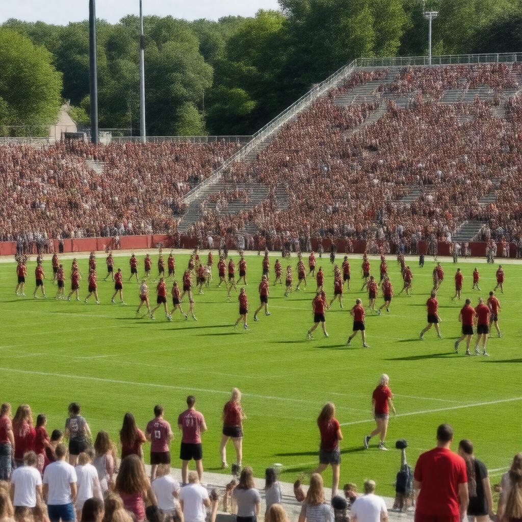 AI-created image of Bates Olympics