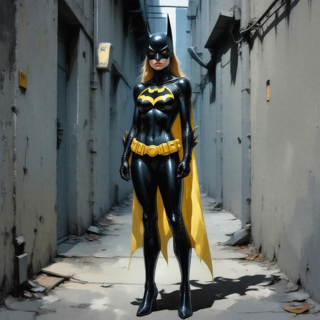 AI-created image of Batgirl