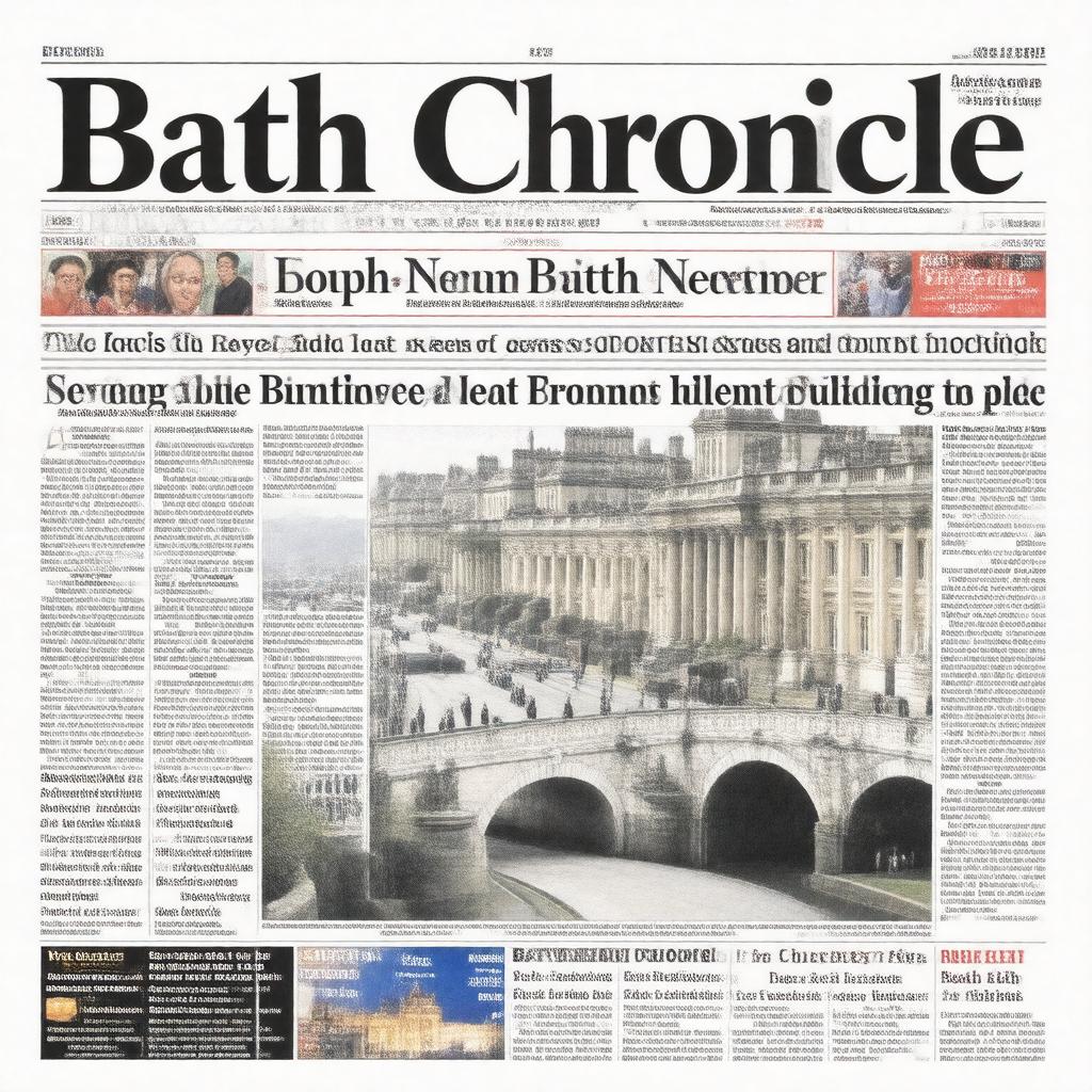 Click to view larger image AI-created image of Bath Chronicle