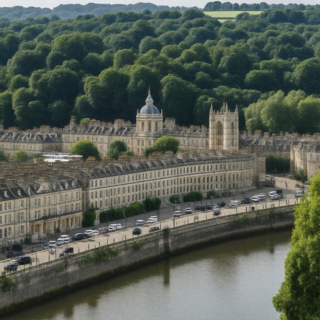 AI-created image of Bath, England