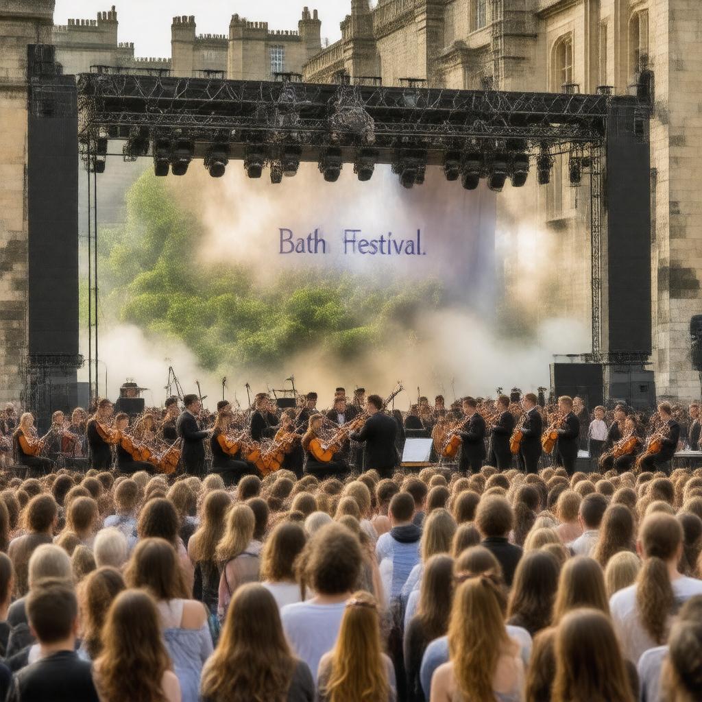 AI-created image of Bath Festival