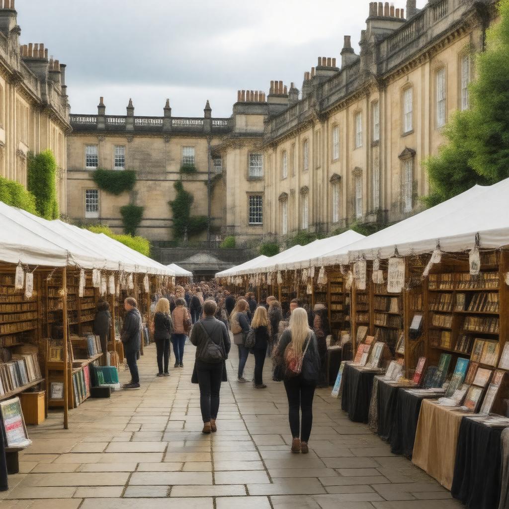 AI-created image of Bath Literature Festival