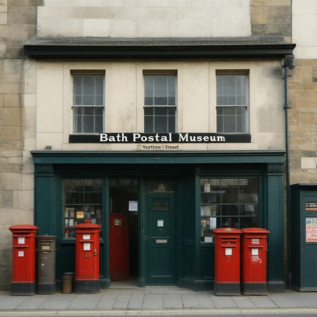Click to view larger image AI-created image of Bath Postal Museum