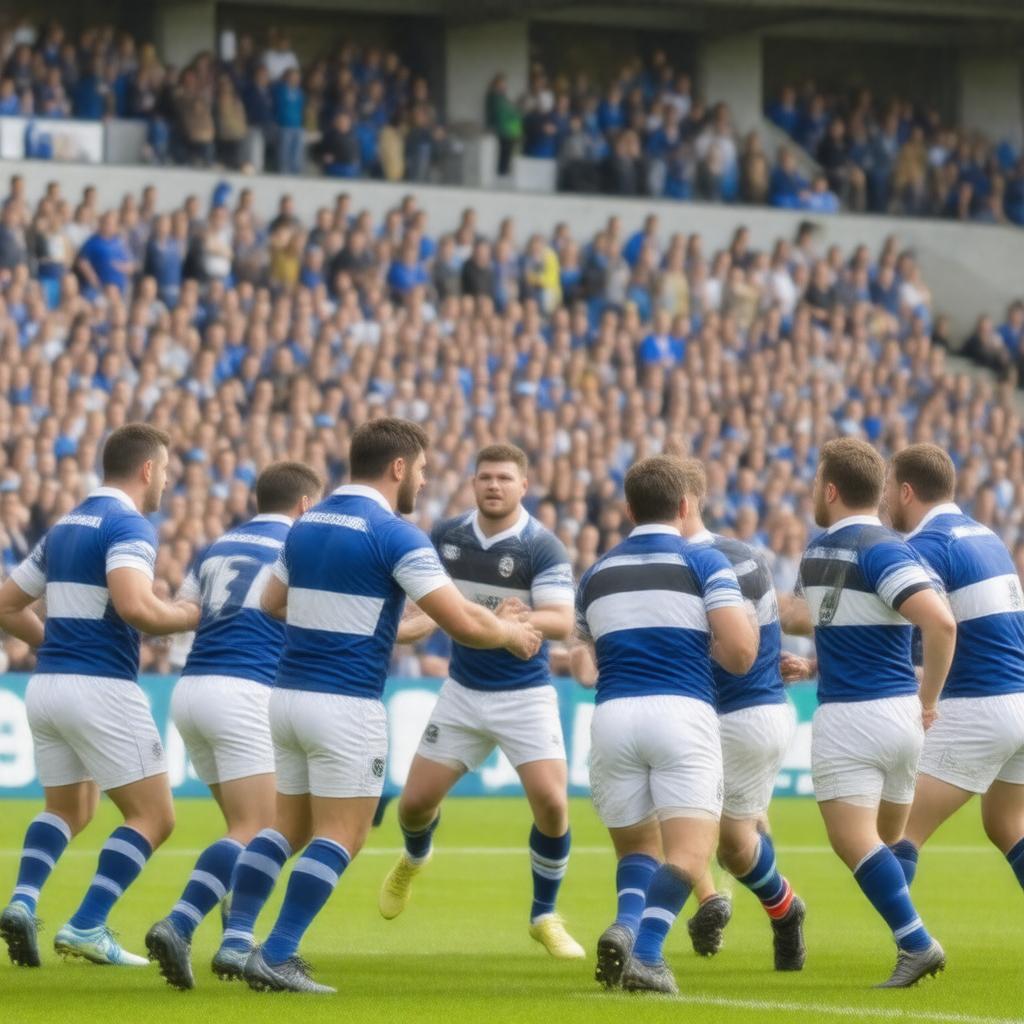AI-created image of Bath Rugby