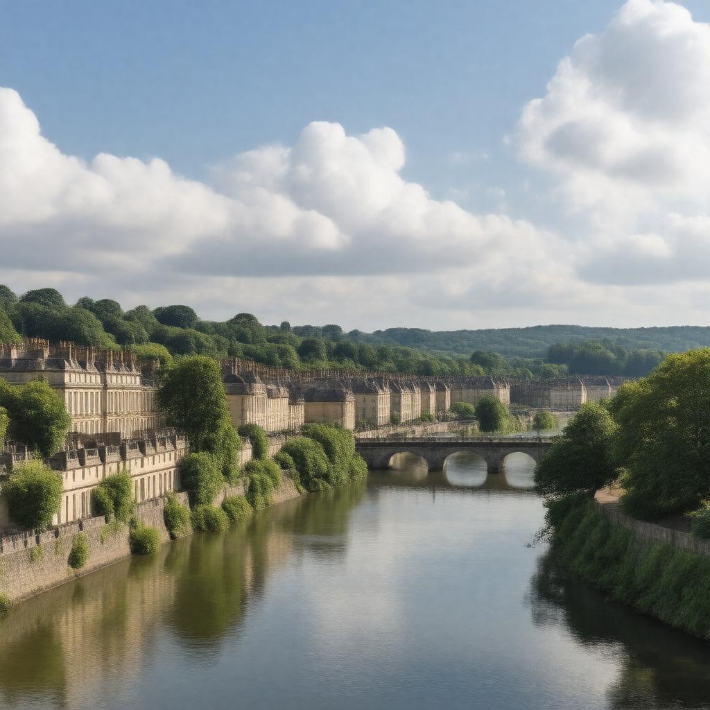 AI-created image of Bath, Somerset, England