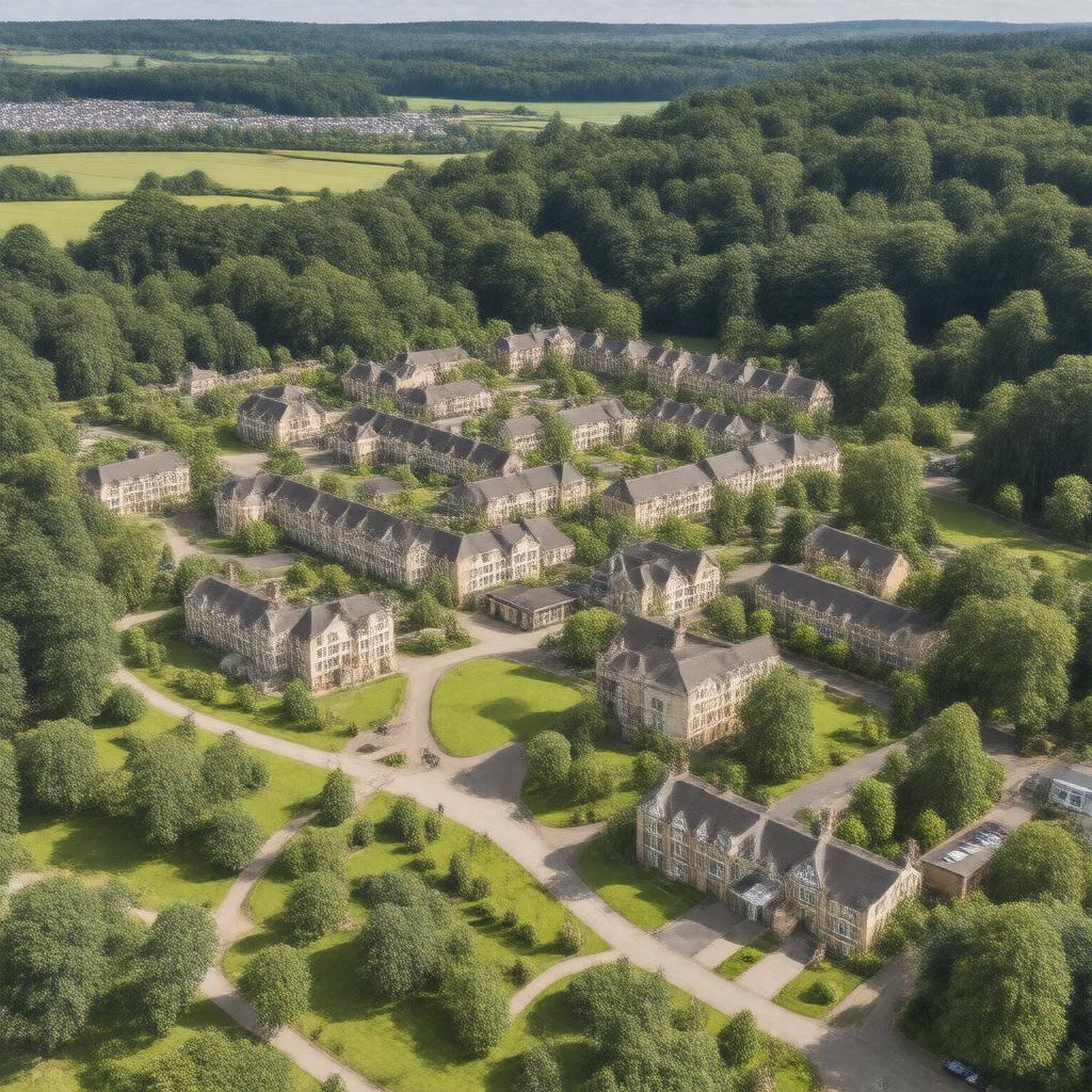 AI-created image of Bath Spa University