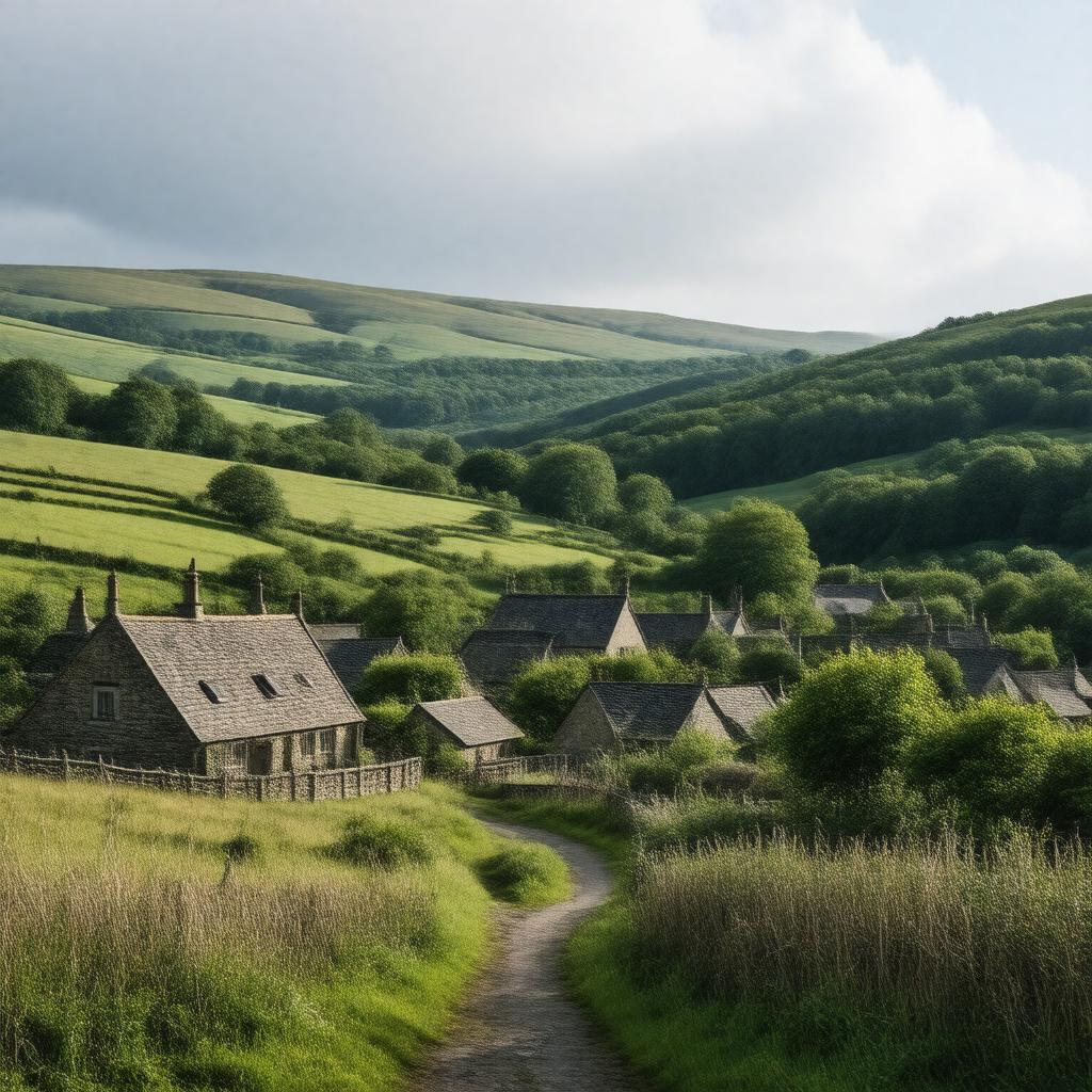 AI-created image of Bathe, England