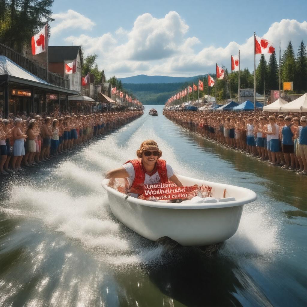 AI-created image of Bathtub Racing Capital of the World