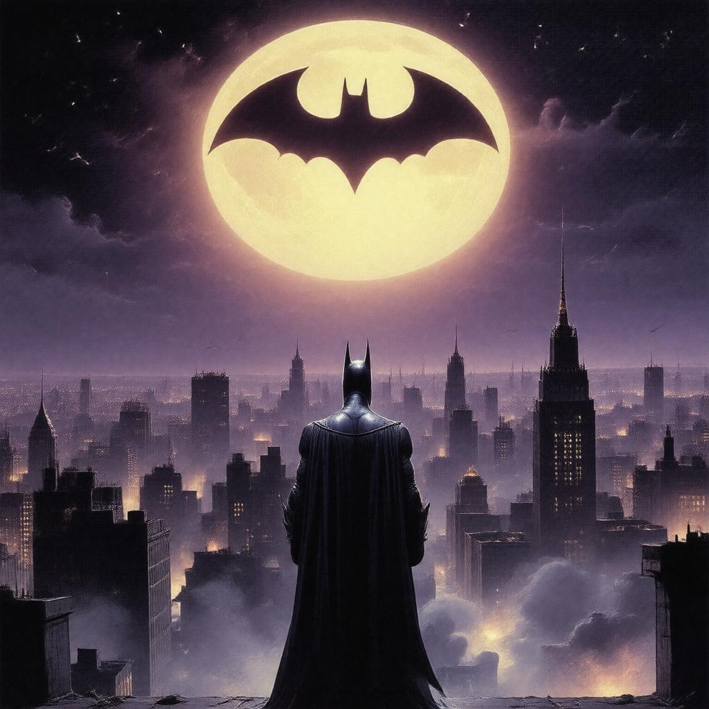 AI-created image of Batman (1989 film)