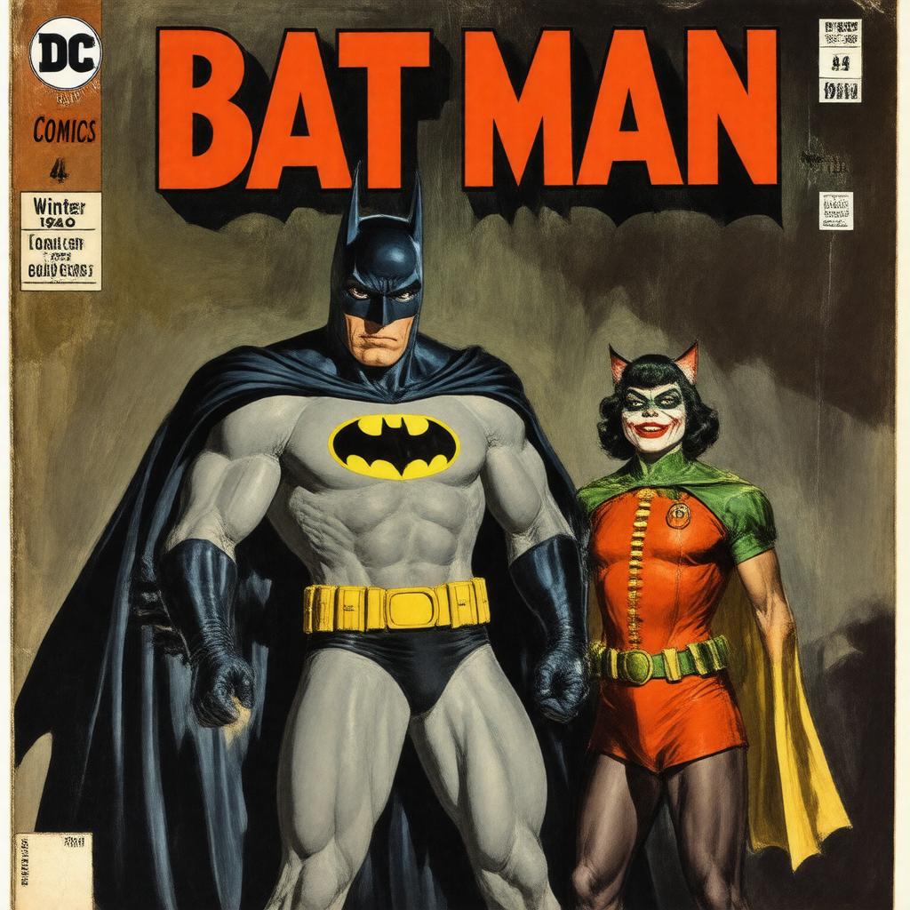 AI-created image of Batman #4