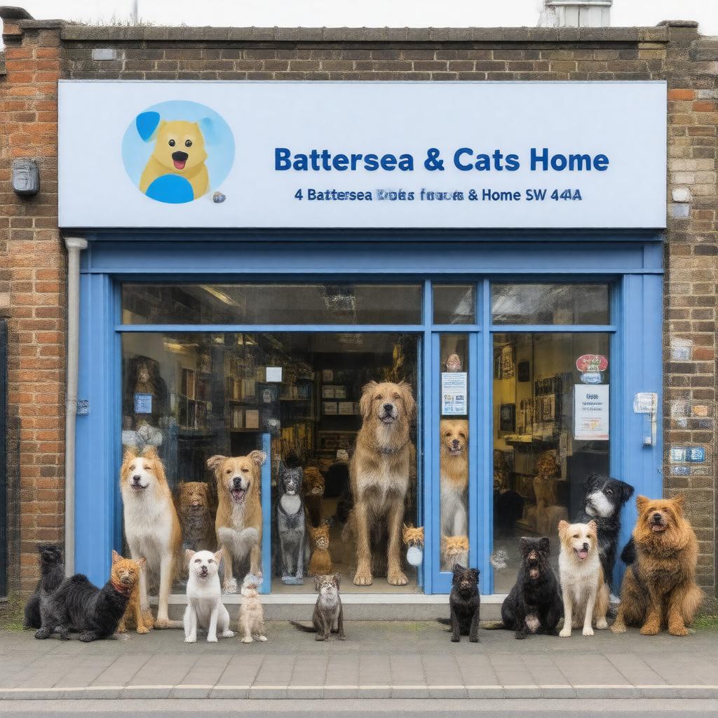 AI-created image of Battersea Dogs & Cats Home