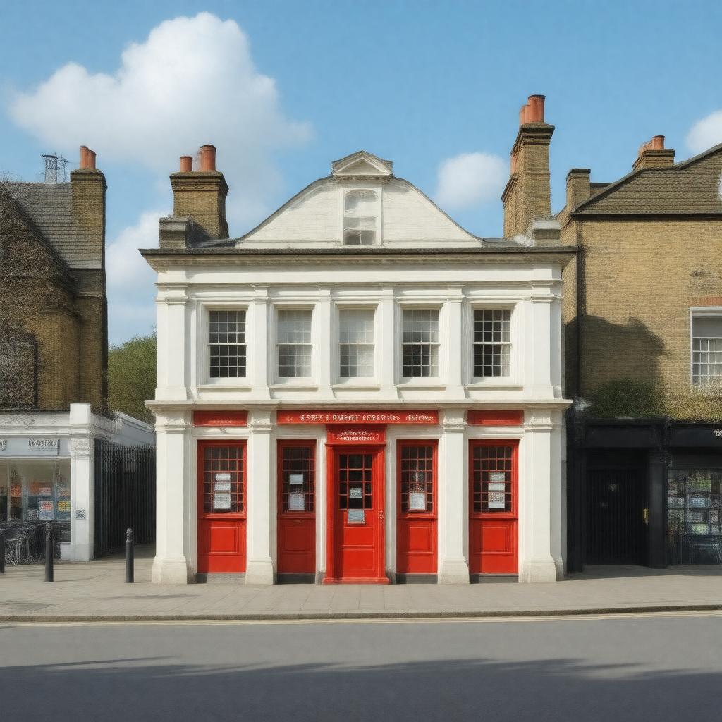 AI-created image of Battersea, London SW8 4NN