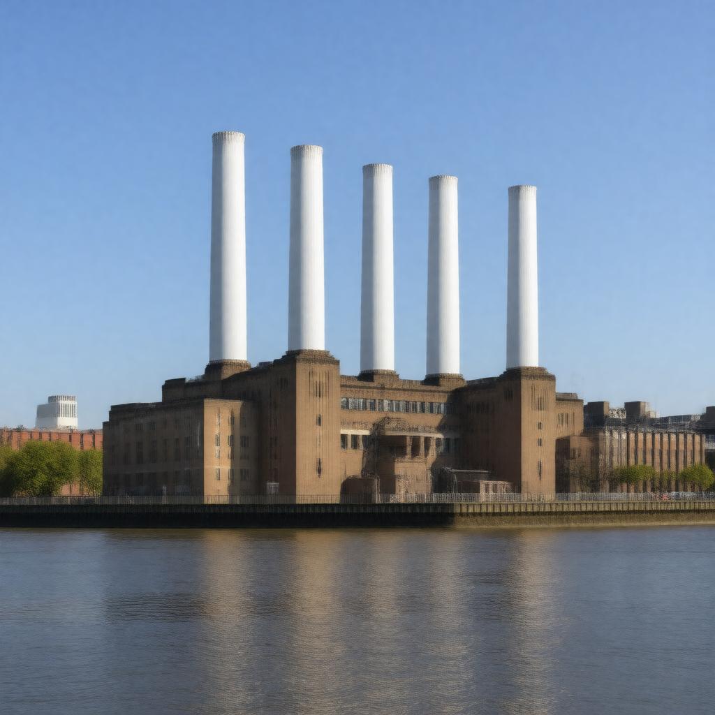 AI-created image of Battersea Power Station