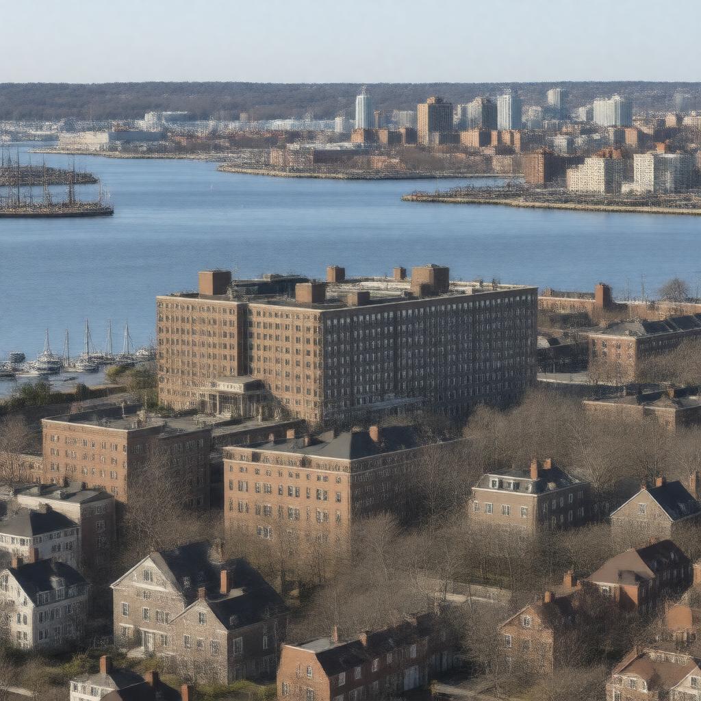 AI-created image of Battery Wharf