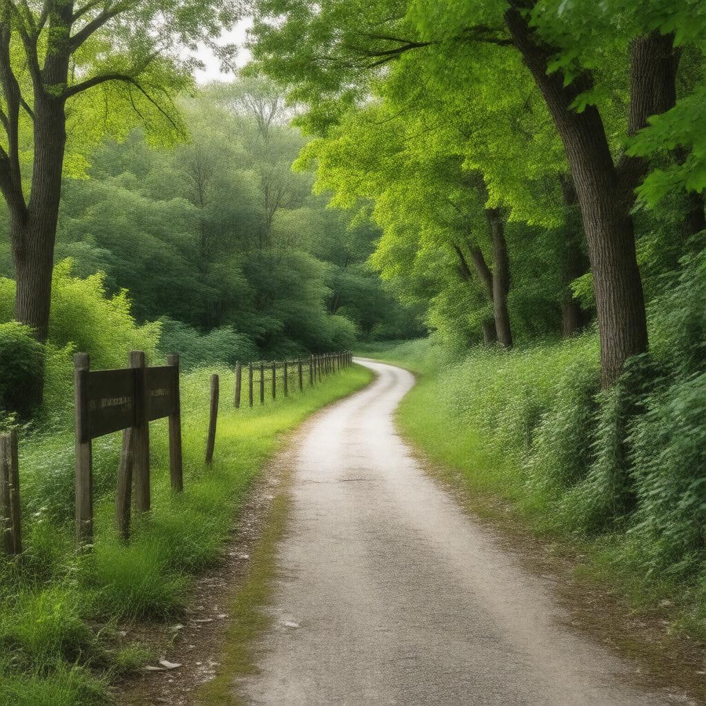 AI-created image of Battle Road Trail