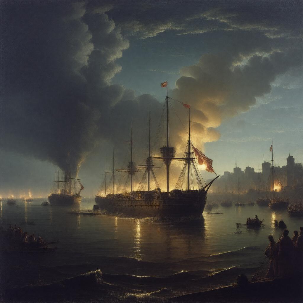 AI-created image of Battle of Baltimore