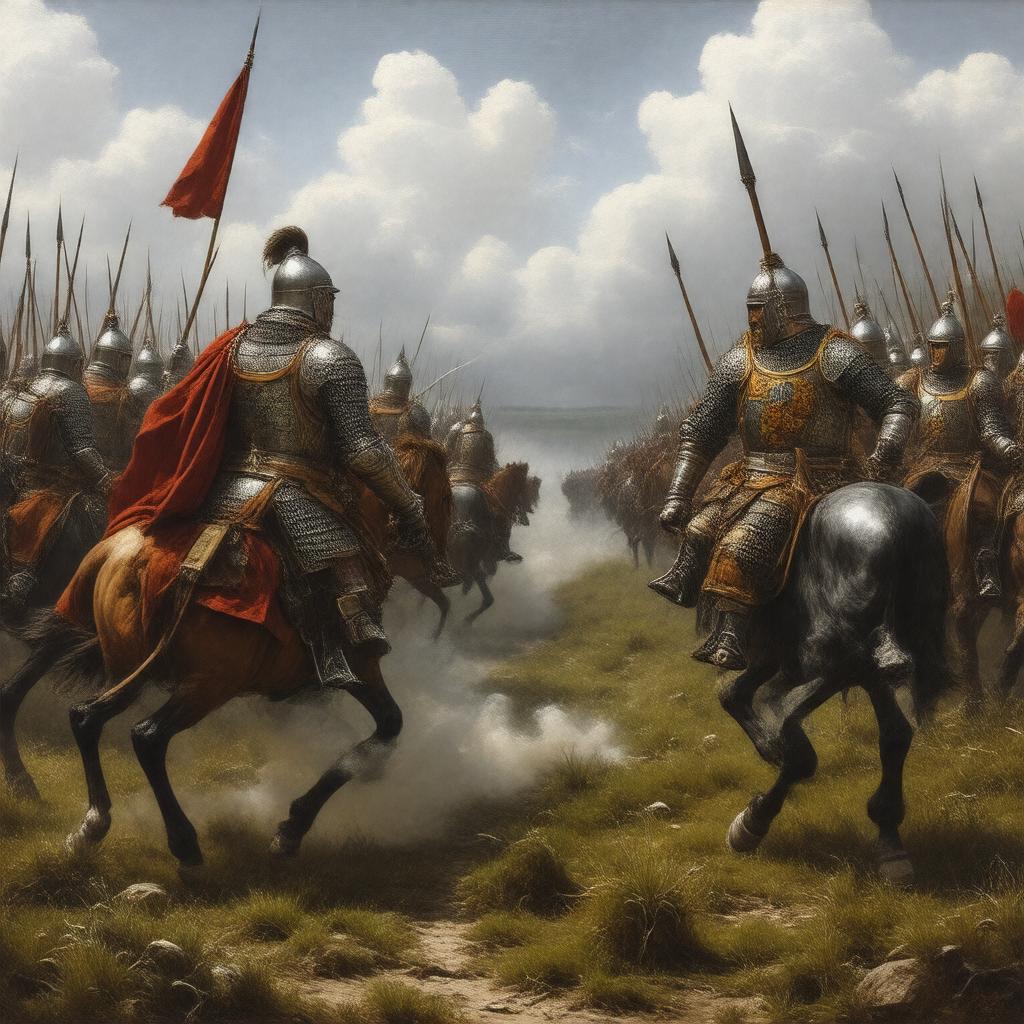 AI-created image of Battle of Bannockburn