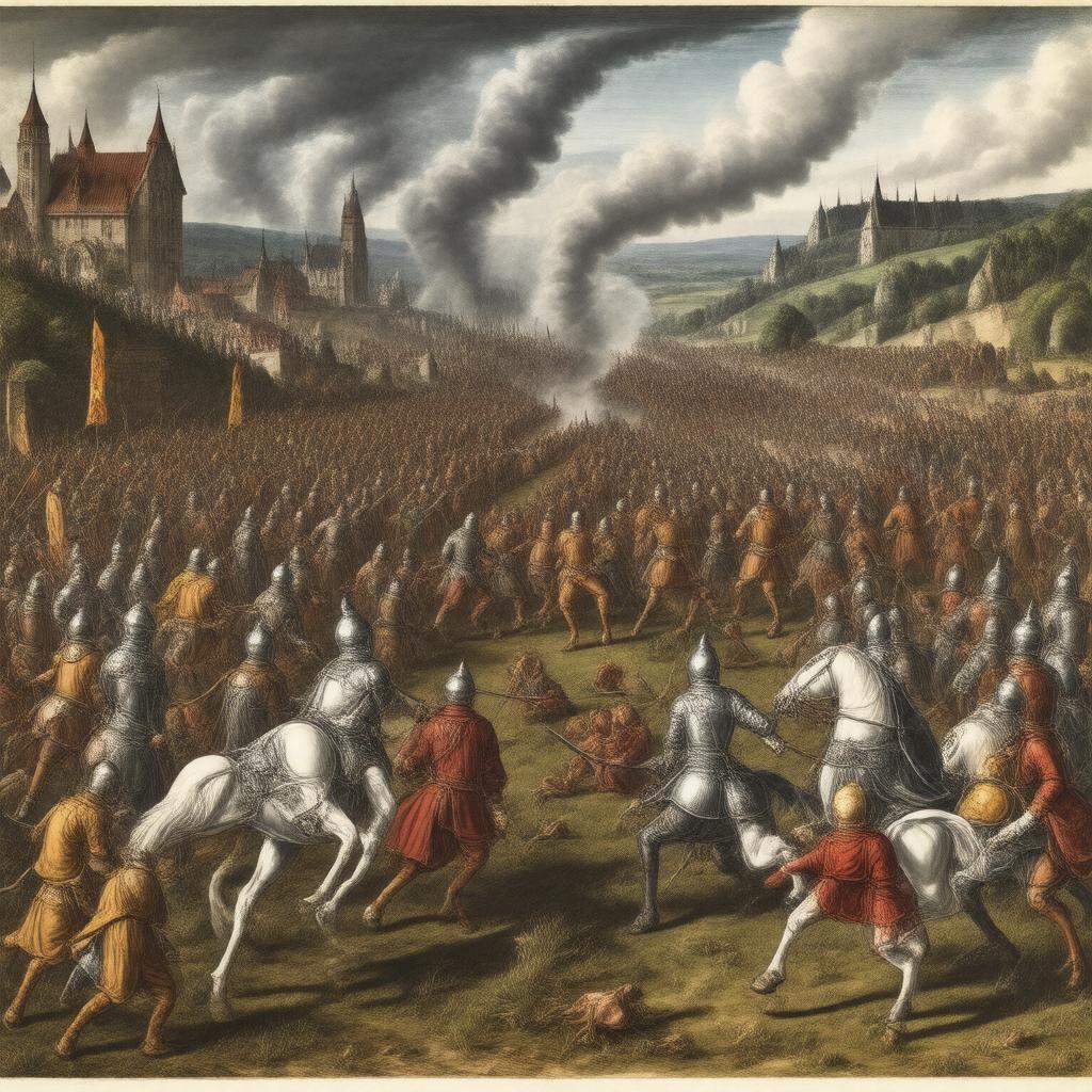 AI-created image of Battle of Barnet