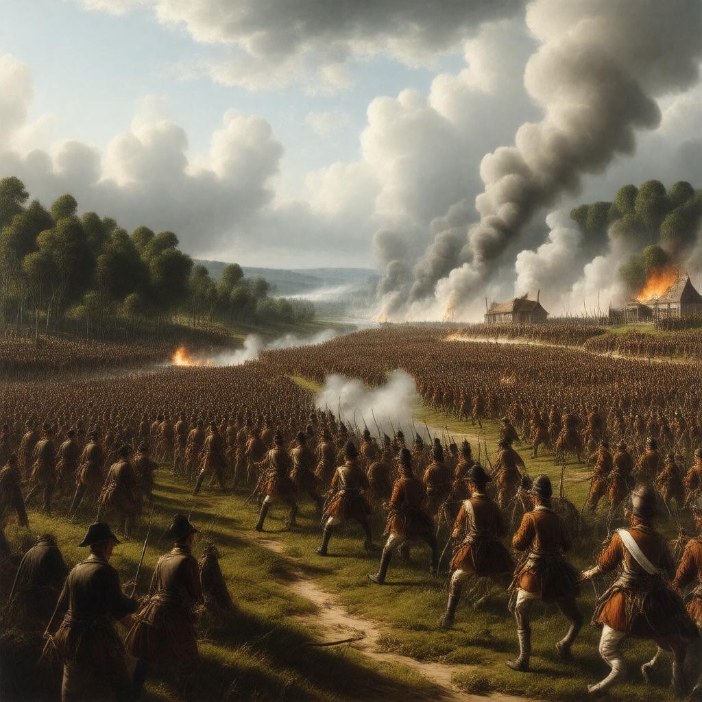 AI-created image of Battle of Bladensburg