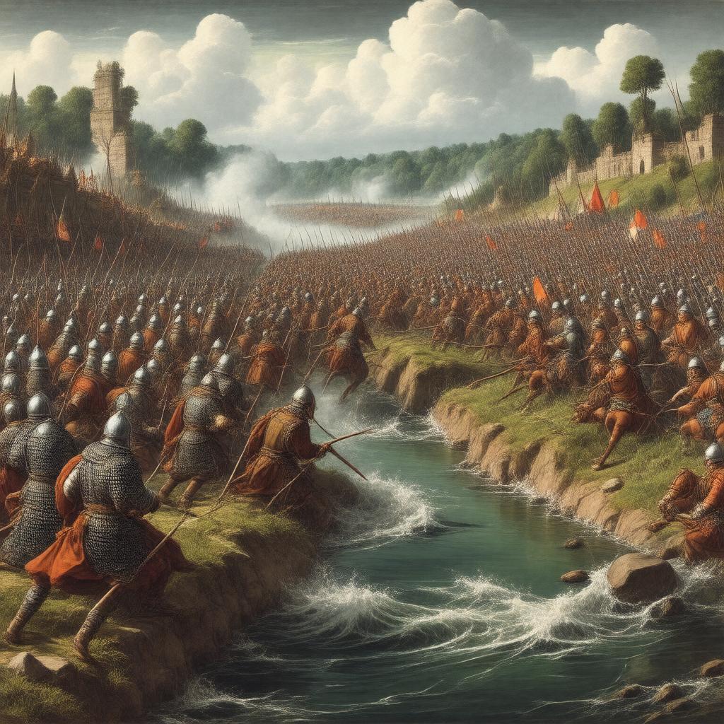 AI-created image of Battle of Brentford (1016)