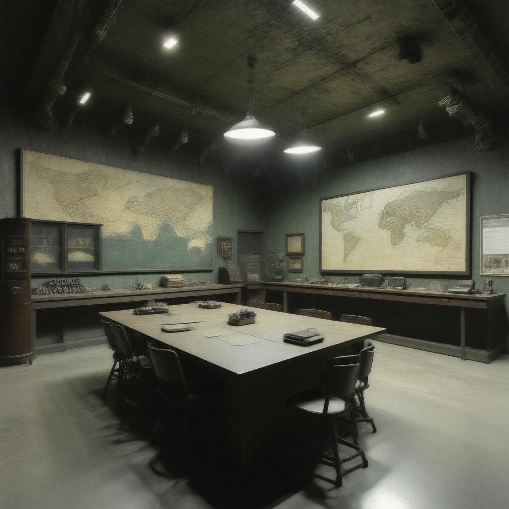 Click to view larger image AI-created image of Battle of Britain Bunker