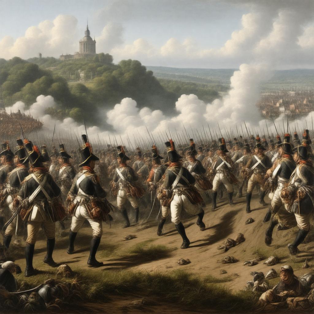 AI-created image of Battle of Bunker Hill