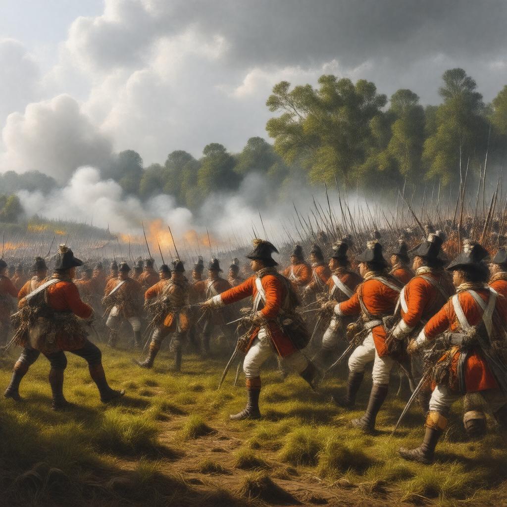 AI-created image of Battle of Camden
