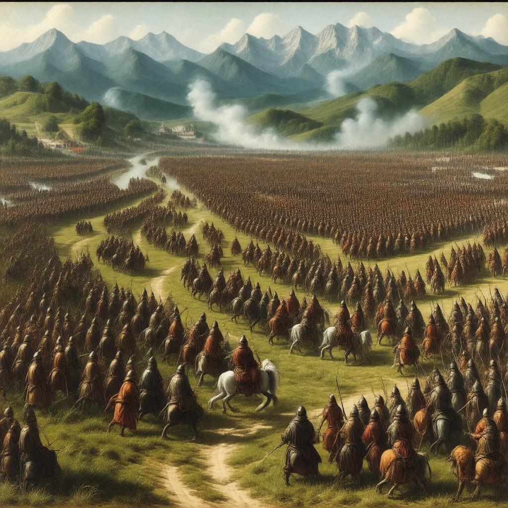 Click to view larger image AI-created image of Battle of Didgori