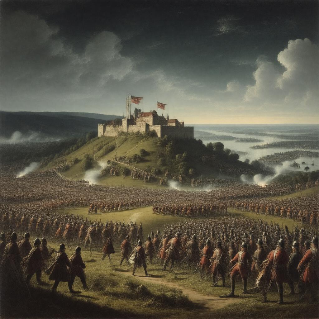 Click to view larger image AI-created image of Battle of Dorchester Heights