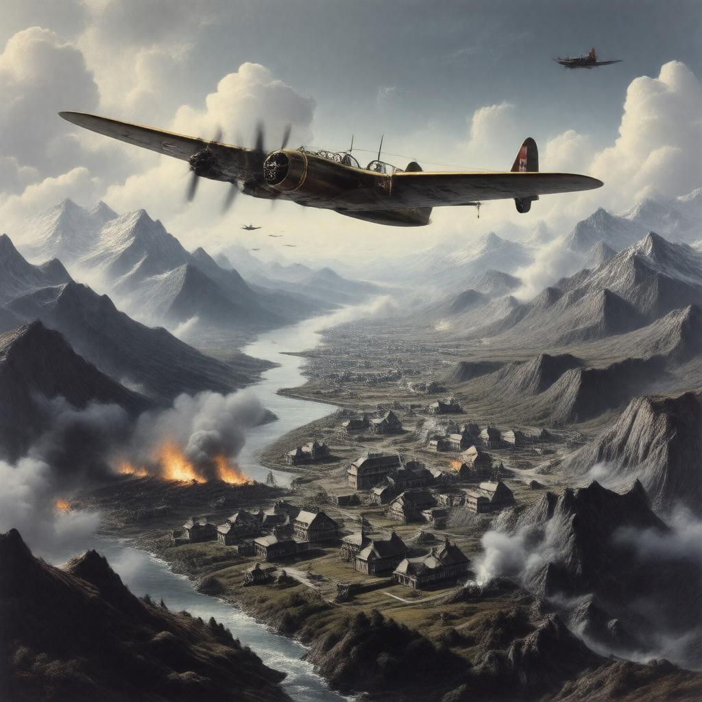 AI-created image of Battle of Dutch Harbor