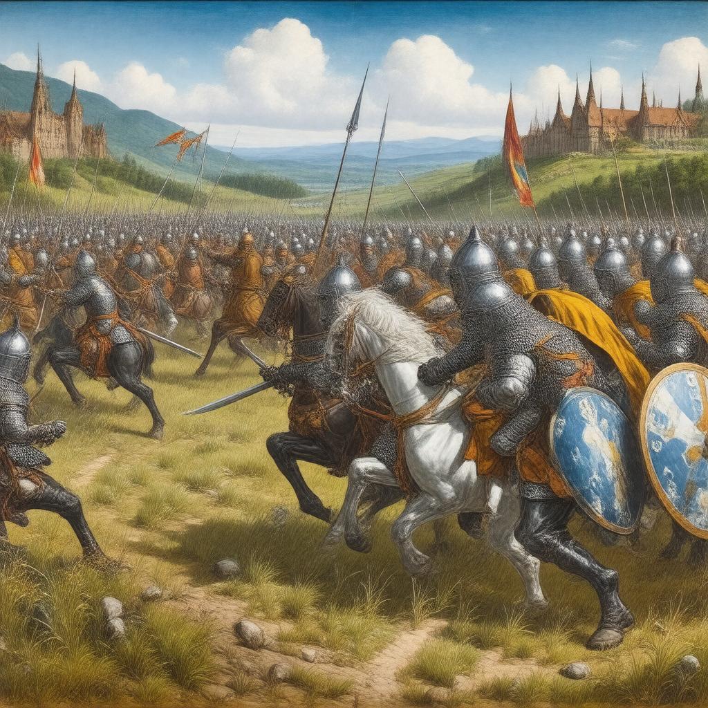 Click to view larger image AI-created image of Battle of Gestilren