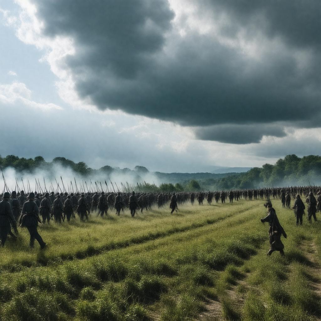 AI-created image of Battle of Gettysburg