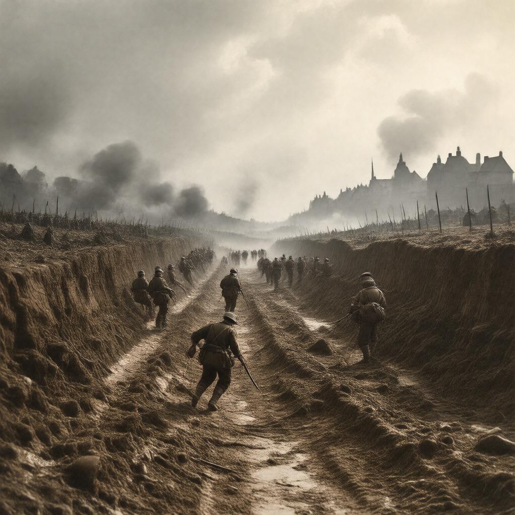 AI-created image of Battle of Gheluvelt