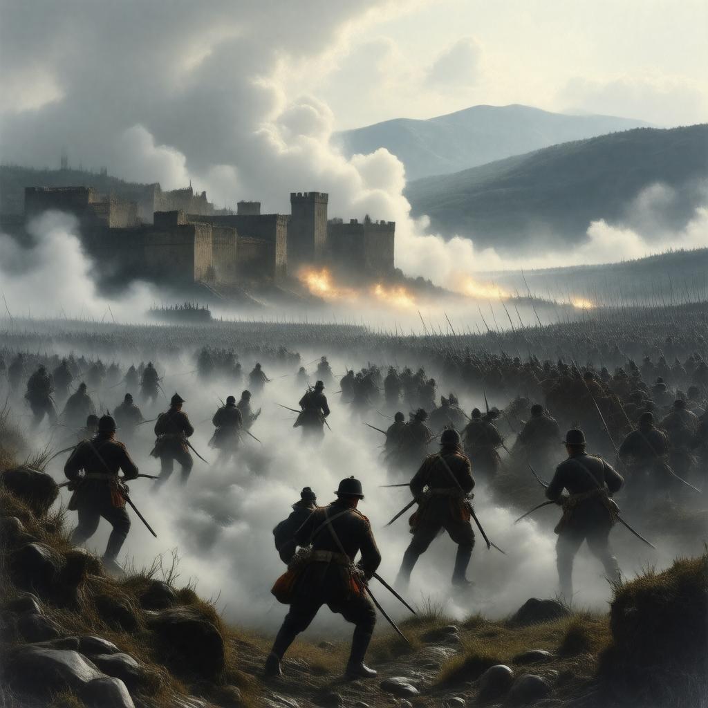 Click to view larger image AI-created image of Battle of Inkerman