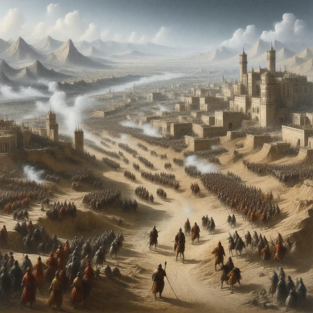 AI-created image of Battle of Karbala