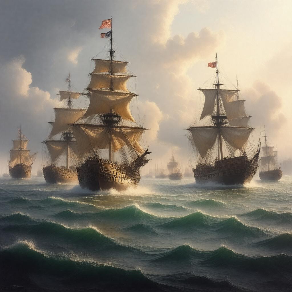 AI-created image of Battle of Lake Erie