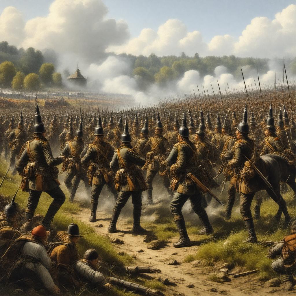 AI-created image of Battle of Leipzig