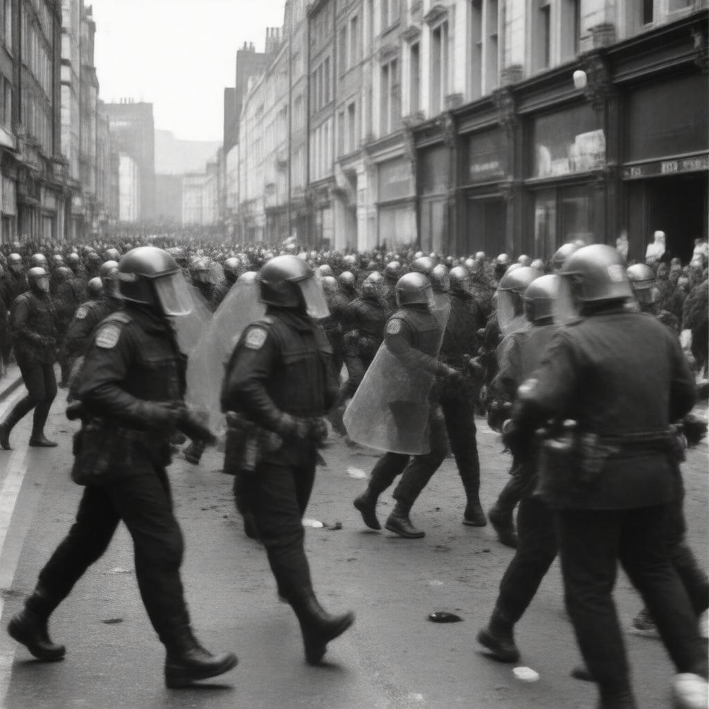 AI-created image of Battle of Lewisham (1977)