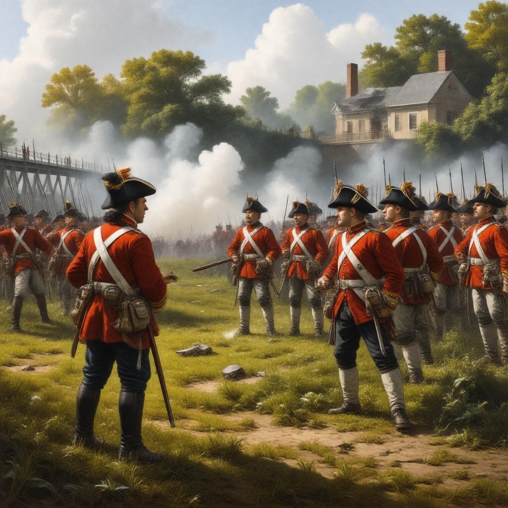 Click to view larger image AI-created image of Battle of Lexington