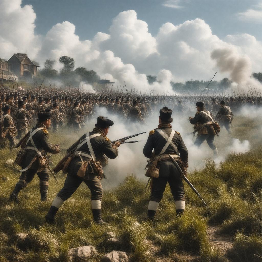 AI-created image of Battle of Long Island