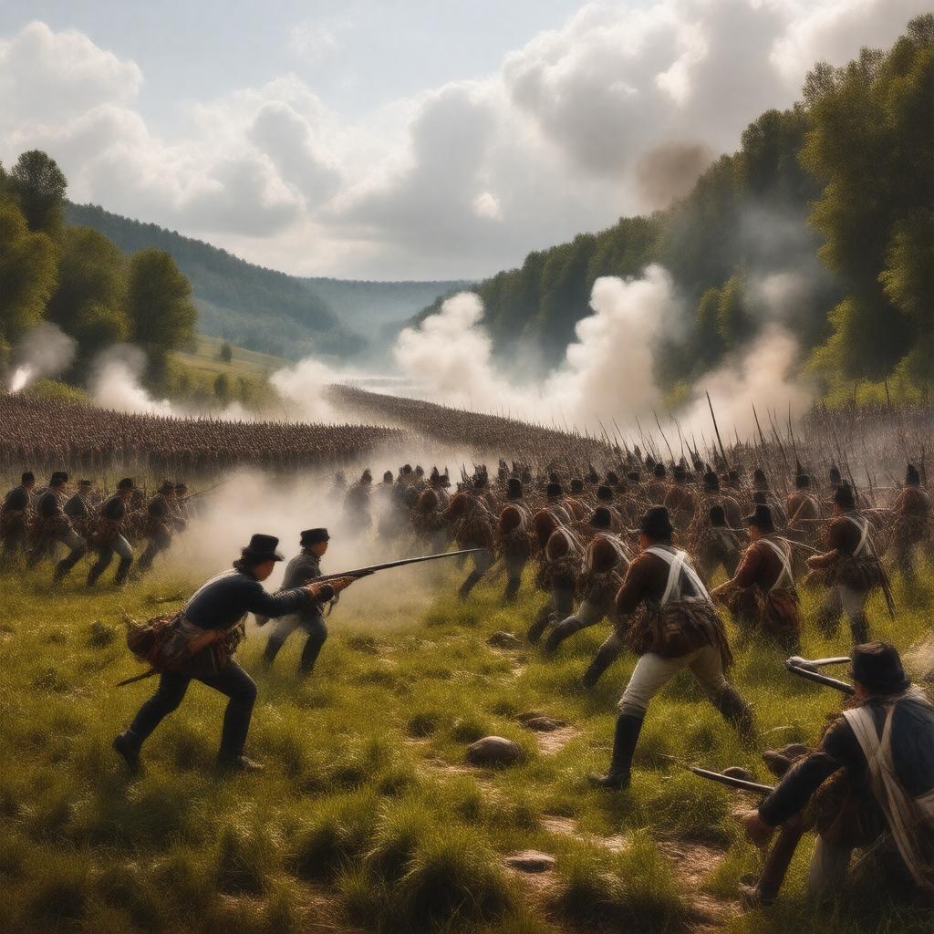 AI-created image of Battle of Monmouth