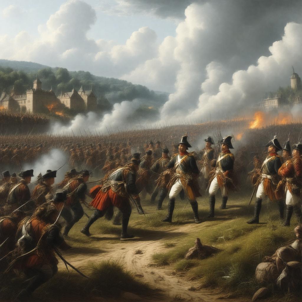 Click to view larger image AI-created image of Battle of Oswego