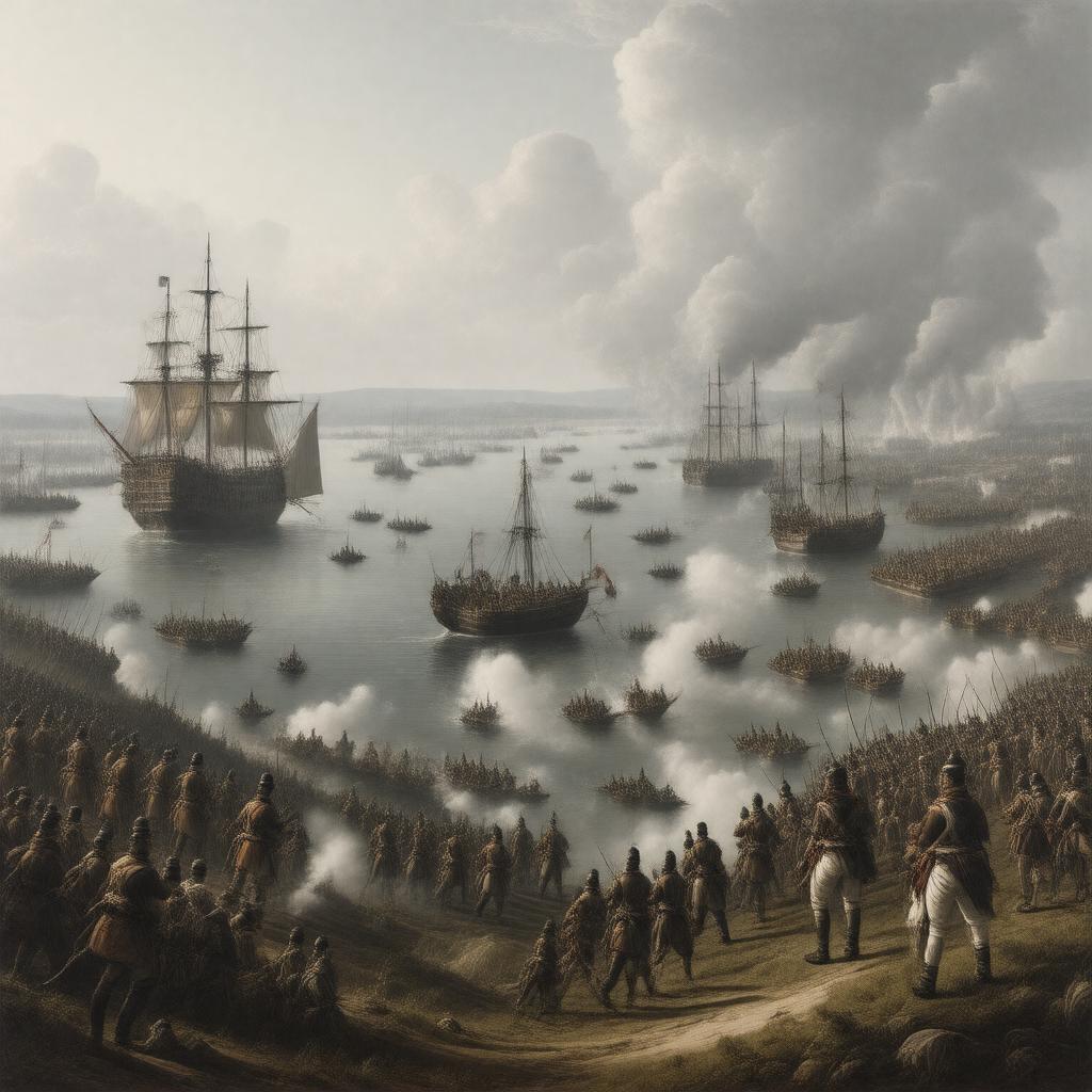 AI-created image of Battle of Plattsburgh